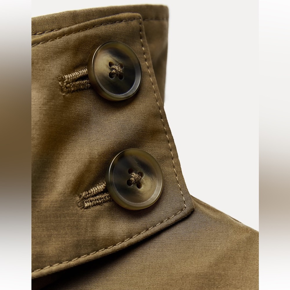 Zara water repellent trench coat - Picture 7 of 10